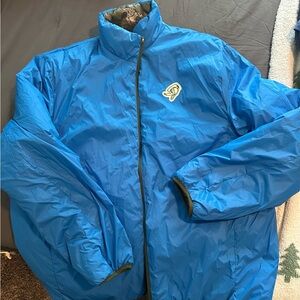 Disney Blue Windbreaker Jacket Lightweight Athletic